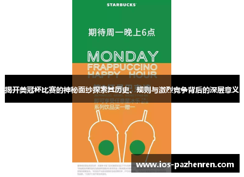 揭开美冠杯比赛的神秘面纱探索其历史、规则与激烈竞争背后的深层意义